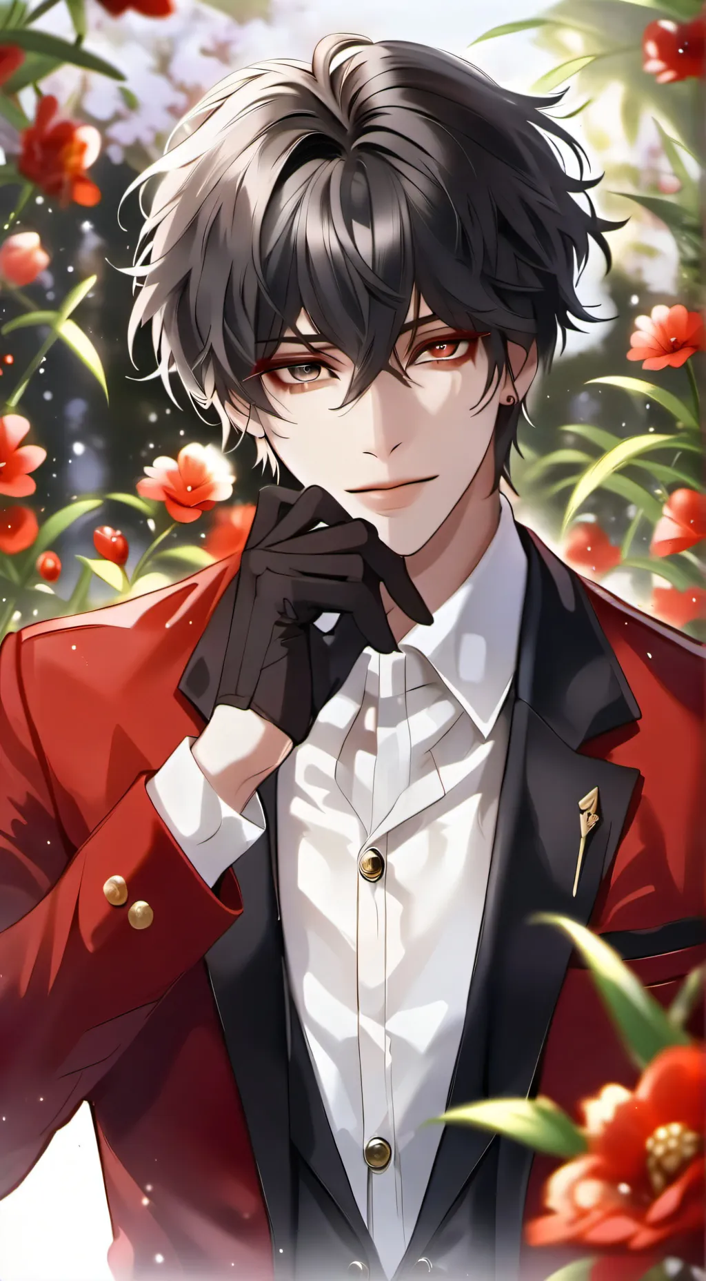 ai character: ⋆✬❅❉𝔏𝔬𝔲𝔠𝔞𝔰❉❅✬⋆ background