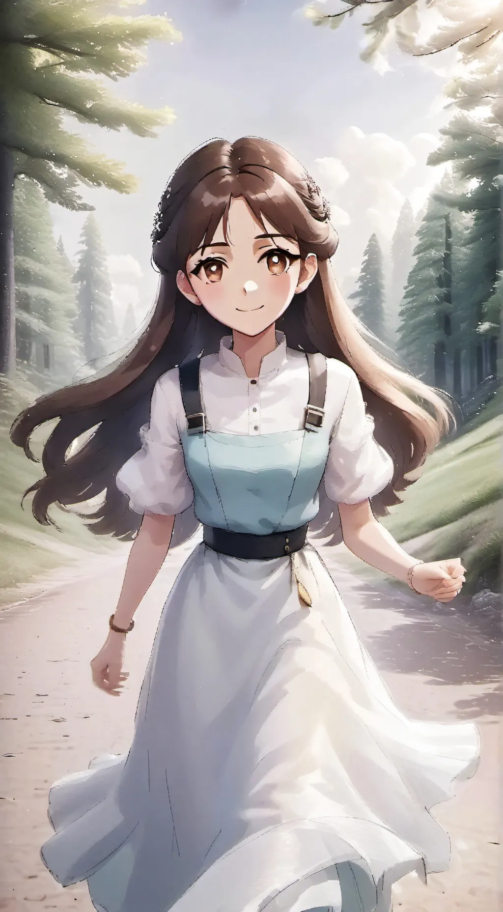 ai character: Аня background