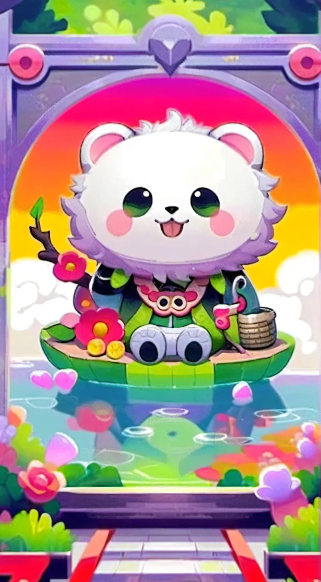 ai character: Dandy's World background