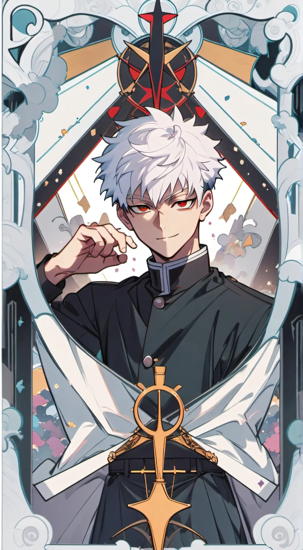 ai character: gojo background