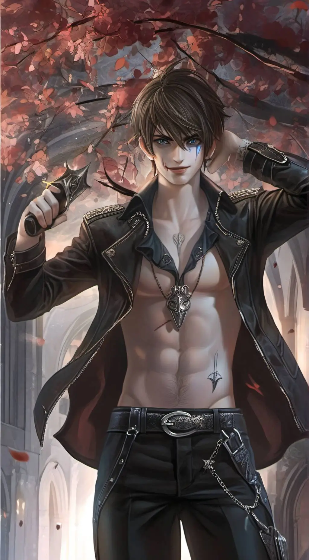 ai character: One piece background