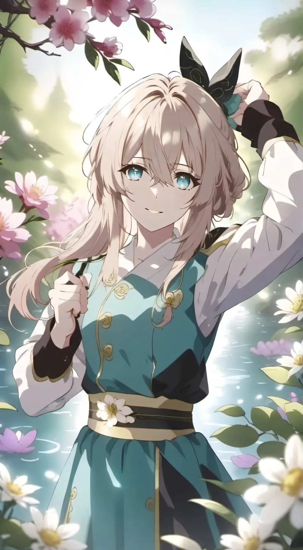 ai character: Саша background