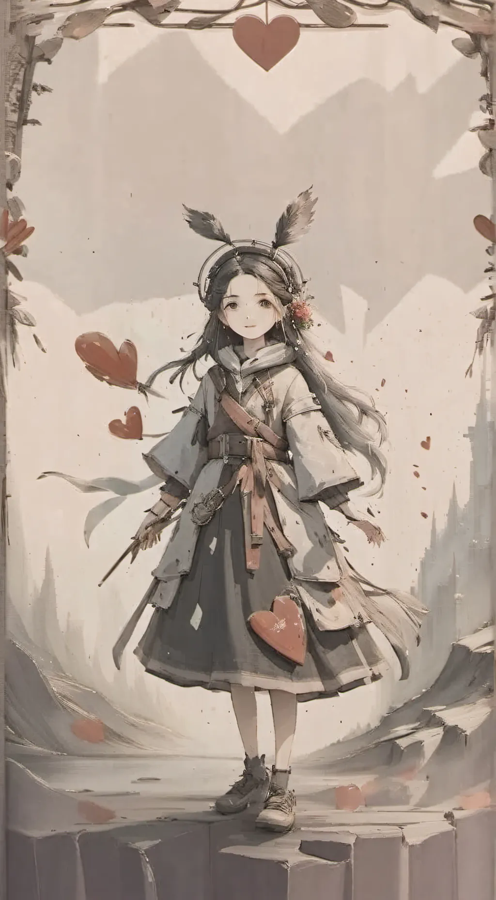 ai character: Md Valentinesday🌹? background