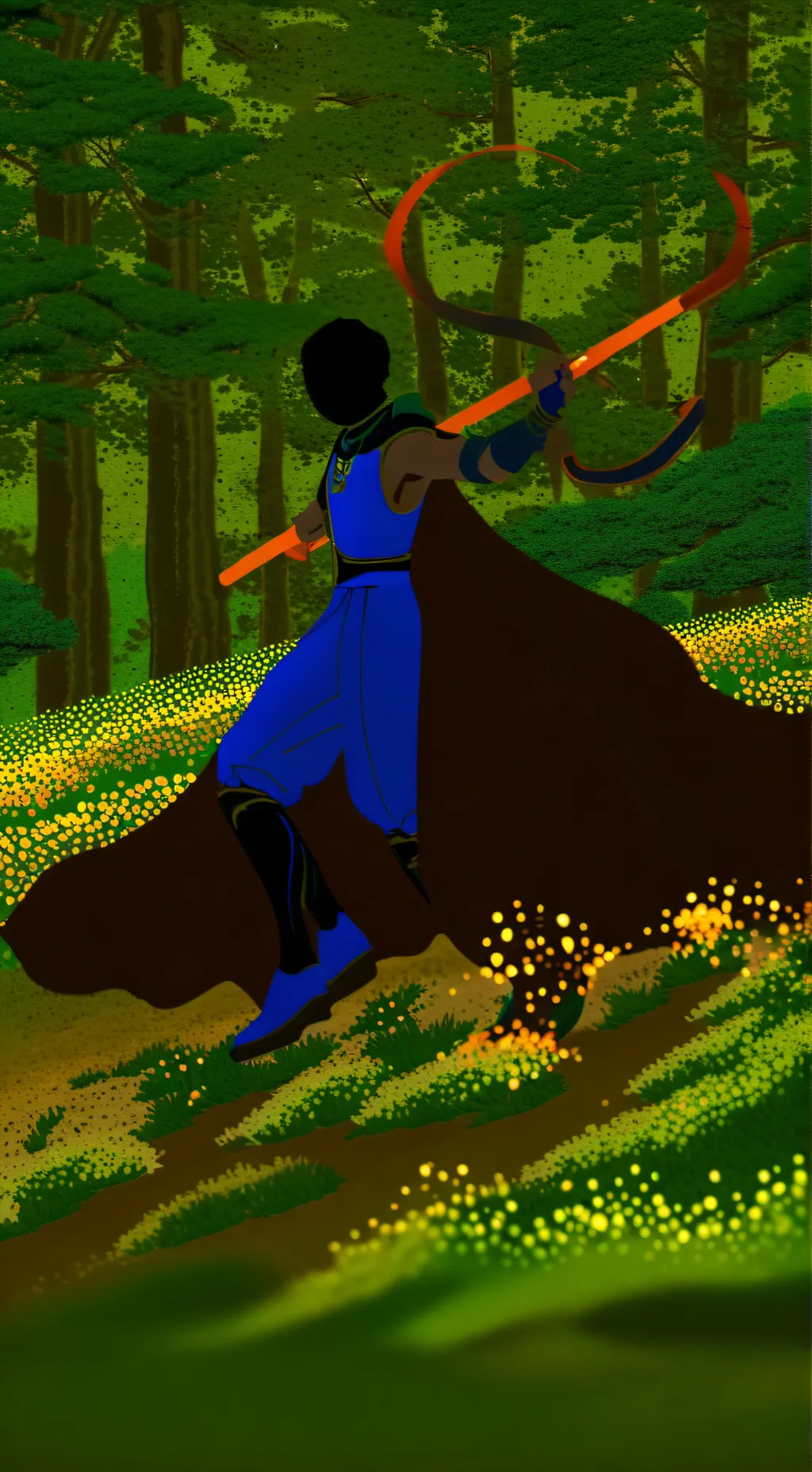 ai character: nakime x y/n background