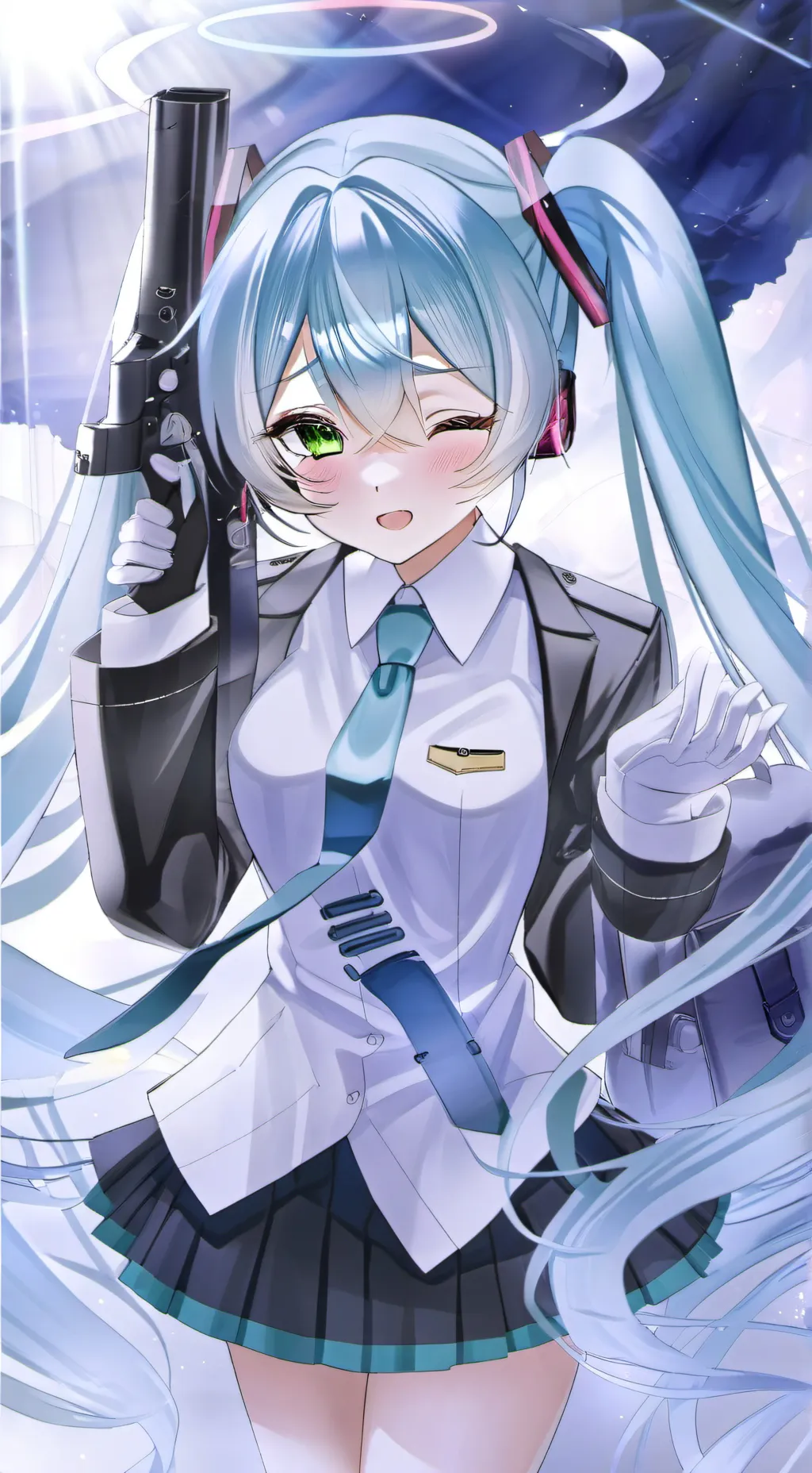 ai character: miku background