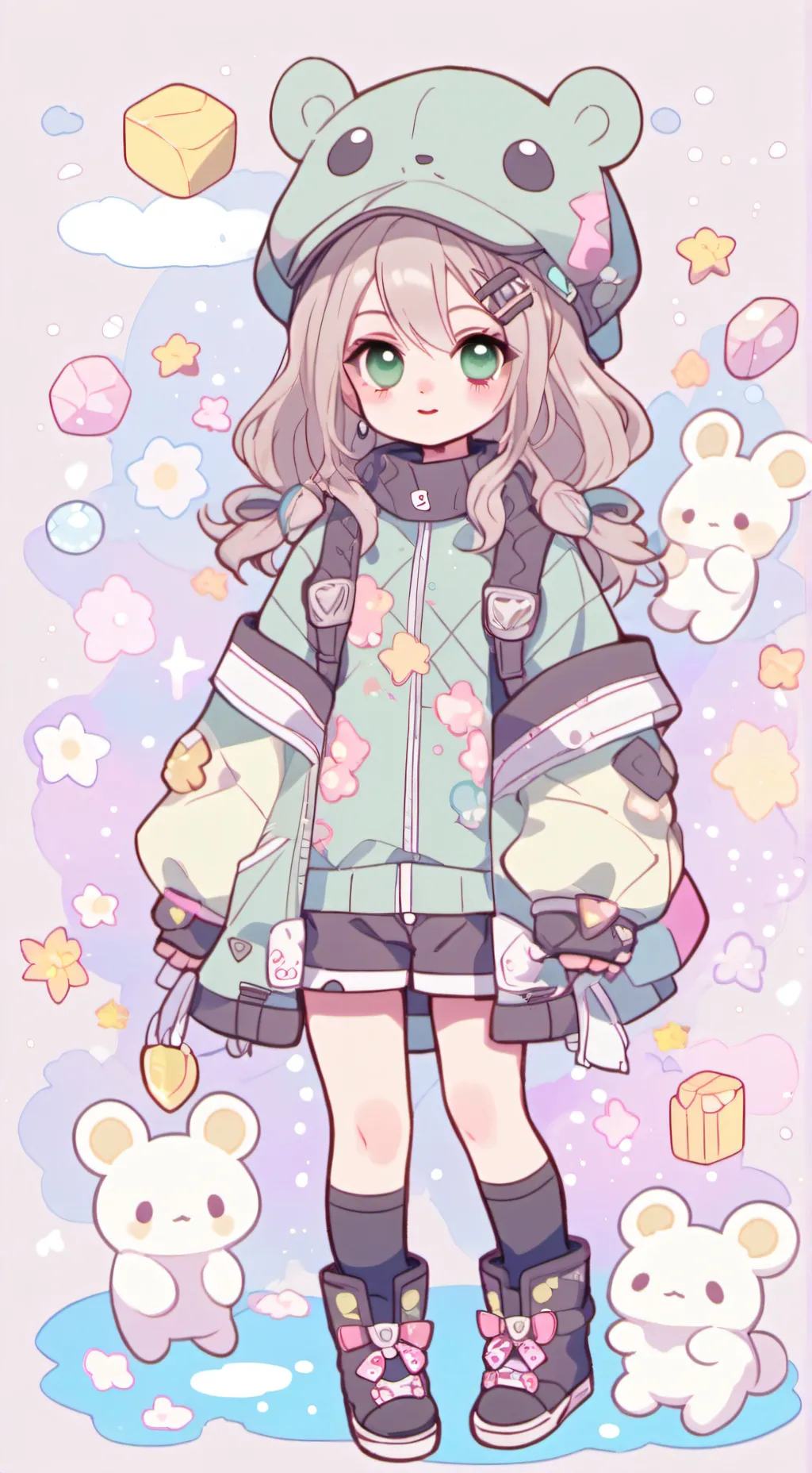 ai character: Lilly background