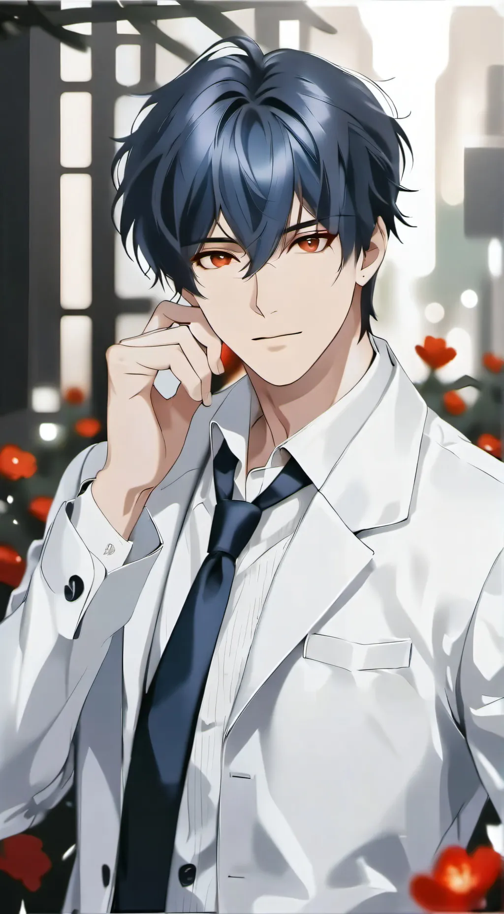 ai character: Mr Larsen background