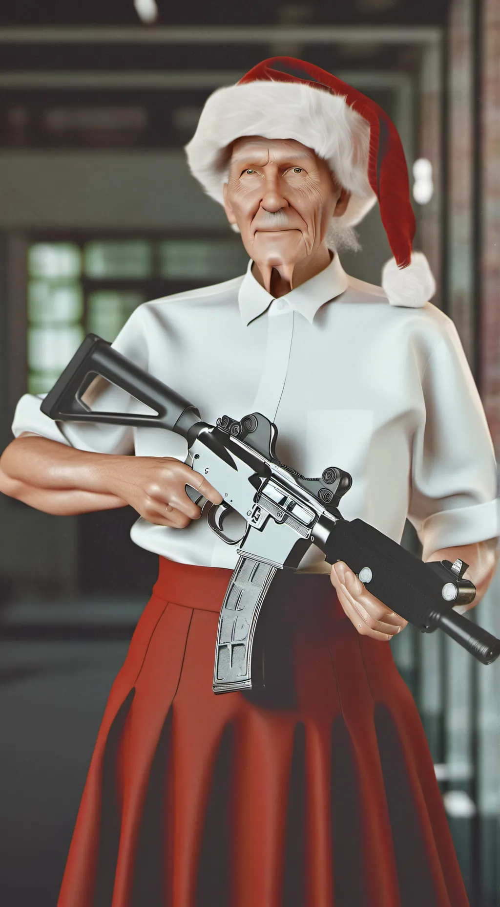 ai character: grandpa ￼ background