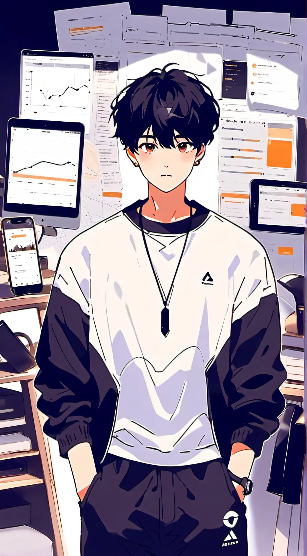 ai character: Empire of Fitness background