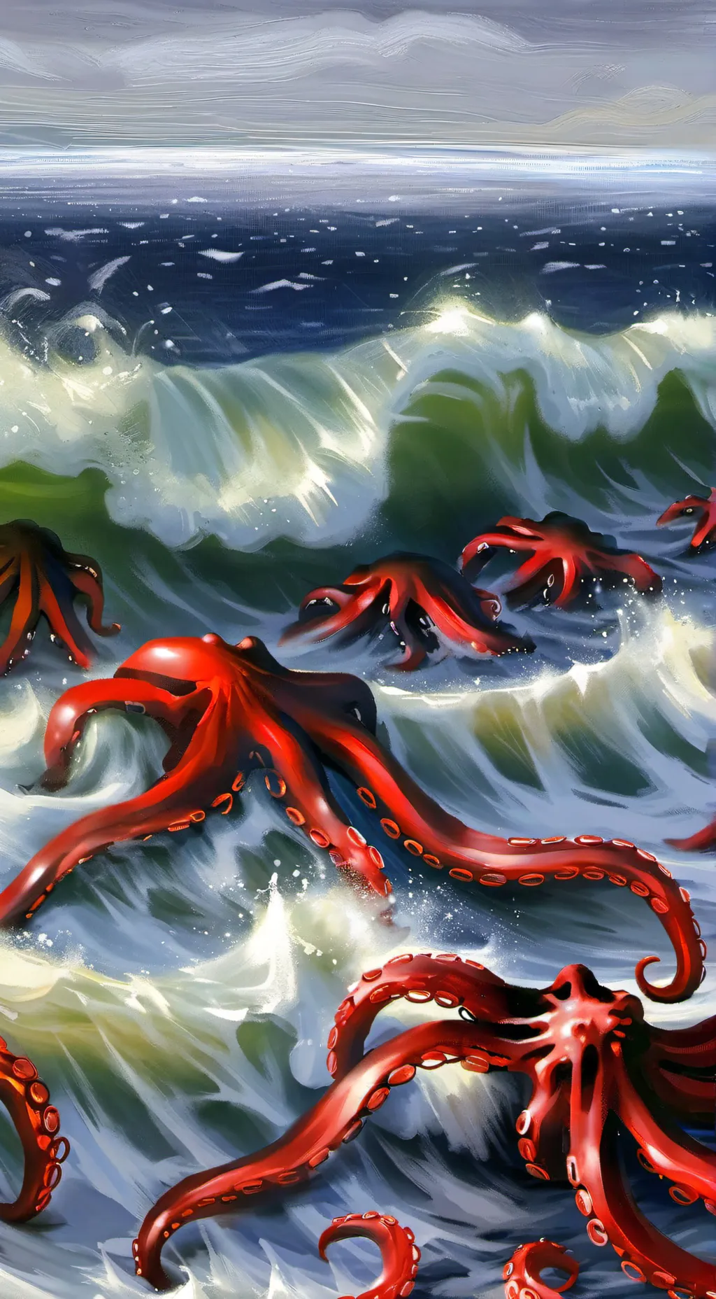 ai character: The red plague  background