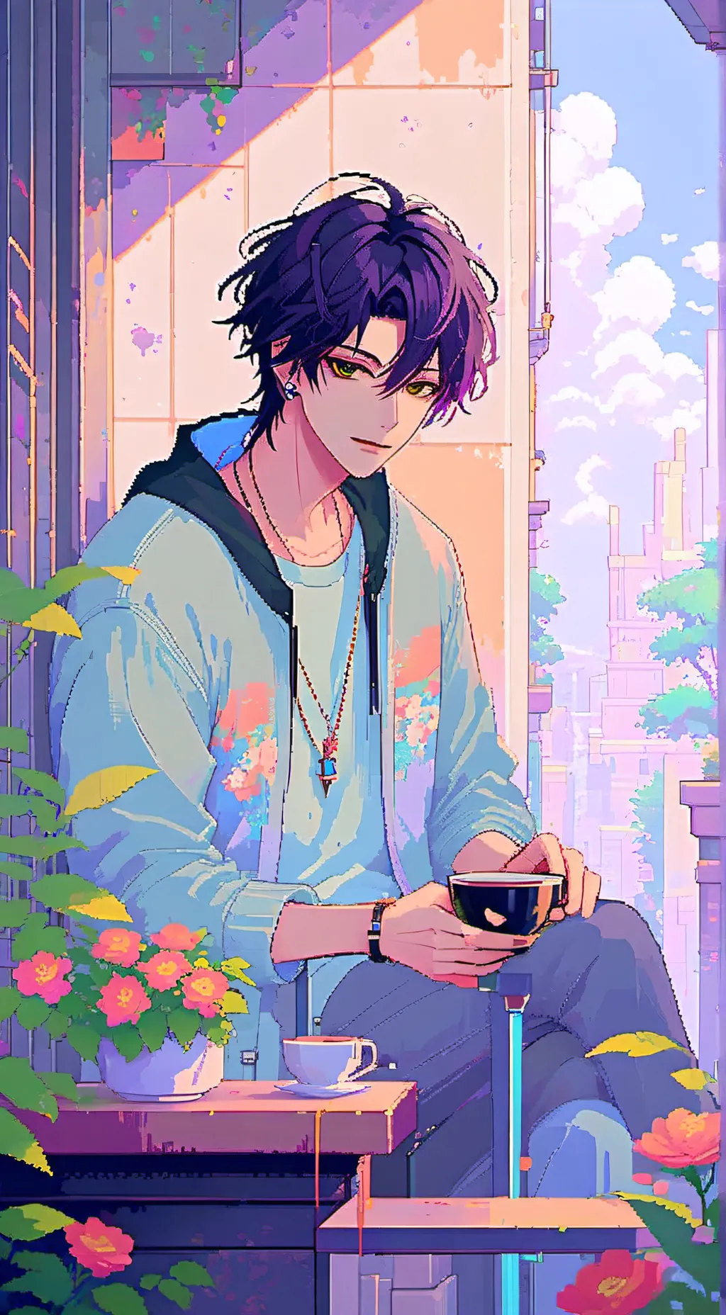 ai character: Ной background