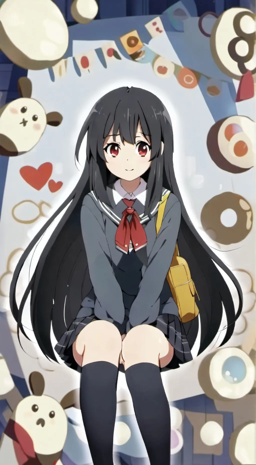 ai character: luna  background