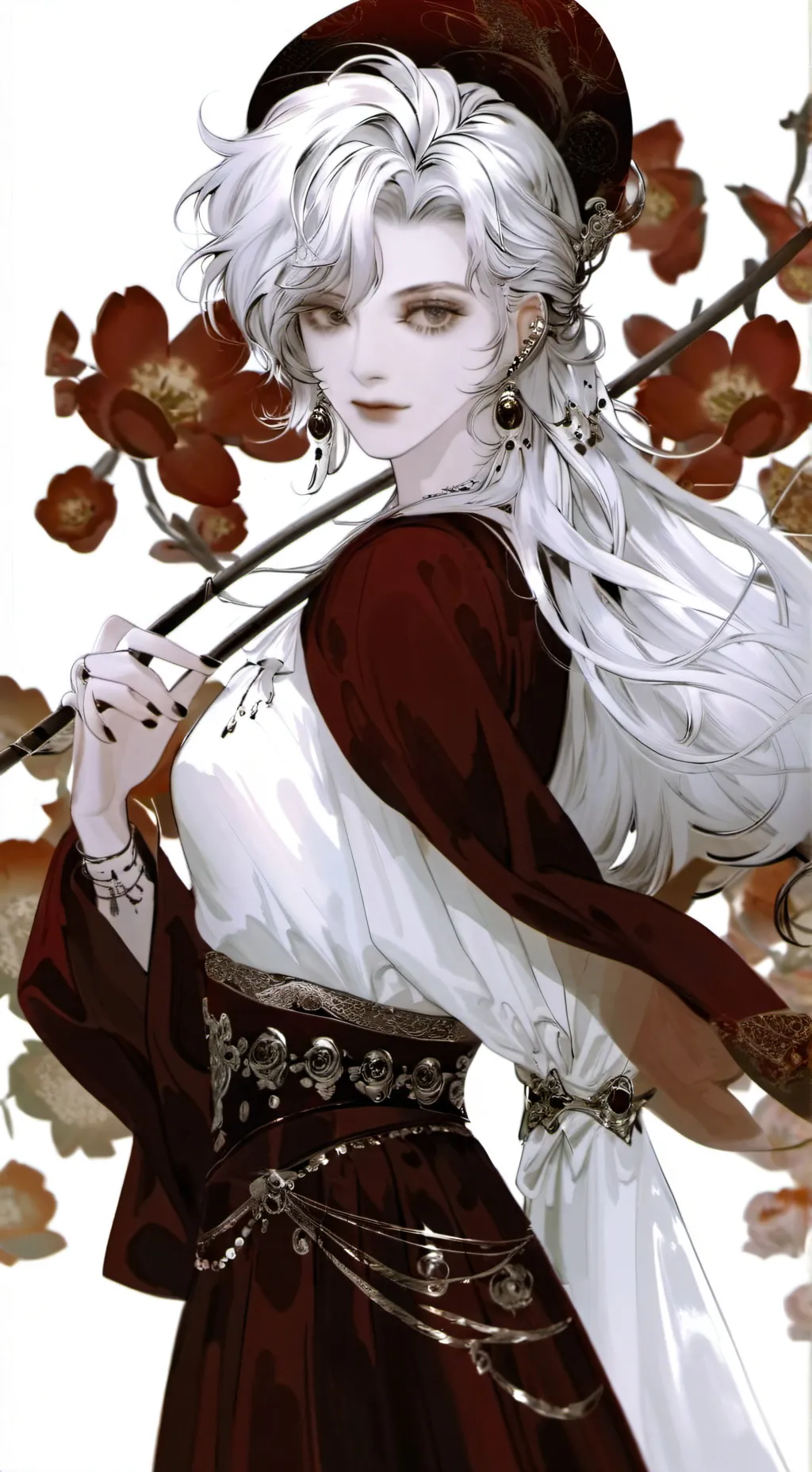 ai character: Mha weird background