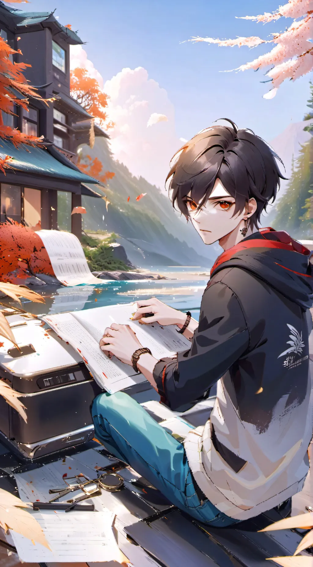 ai character: Bad boyyy background