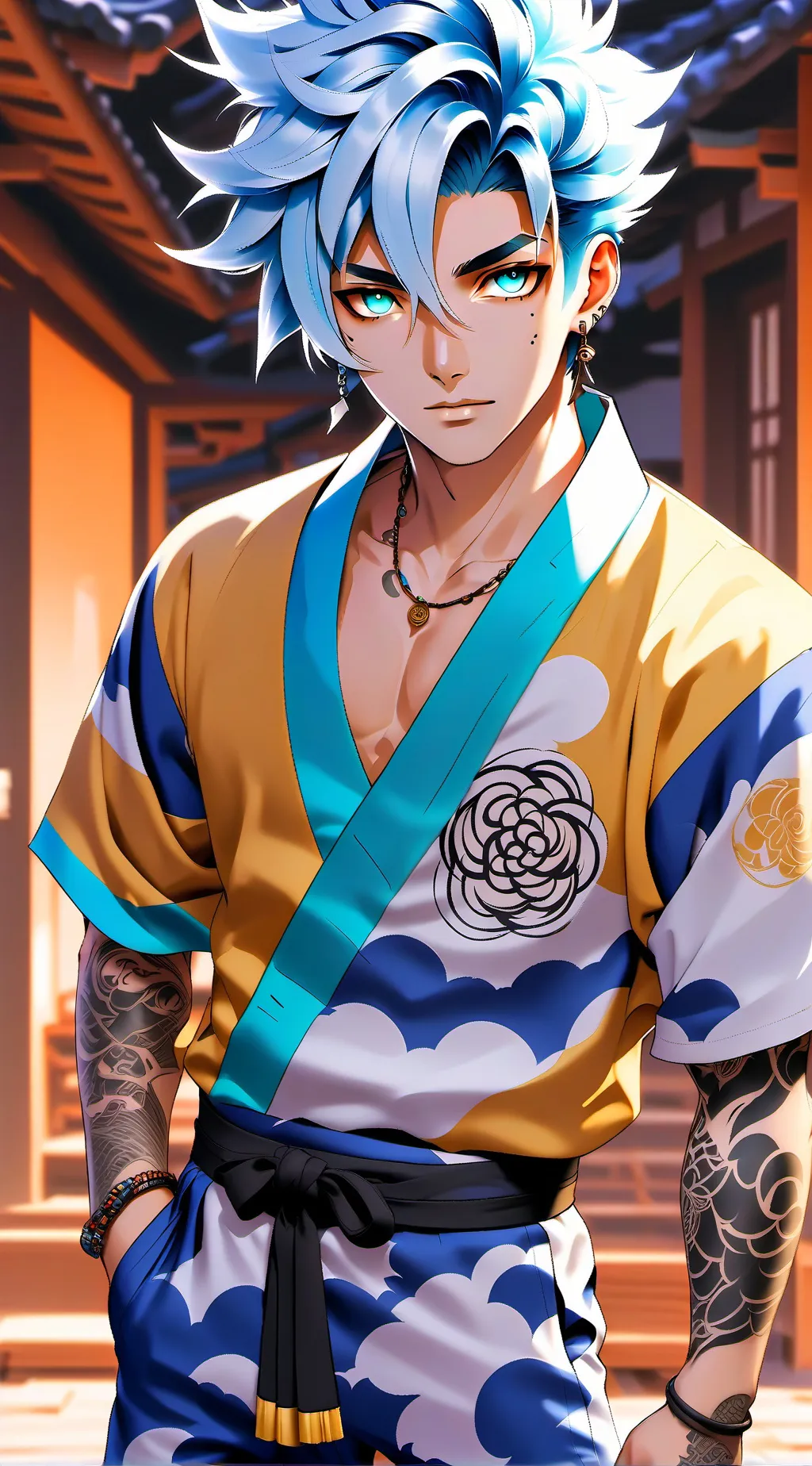 ai character: Takumi  background