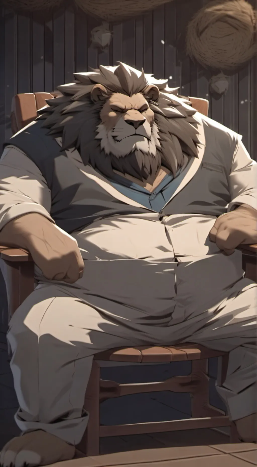 ai character: Leo background