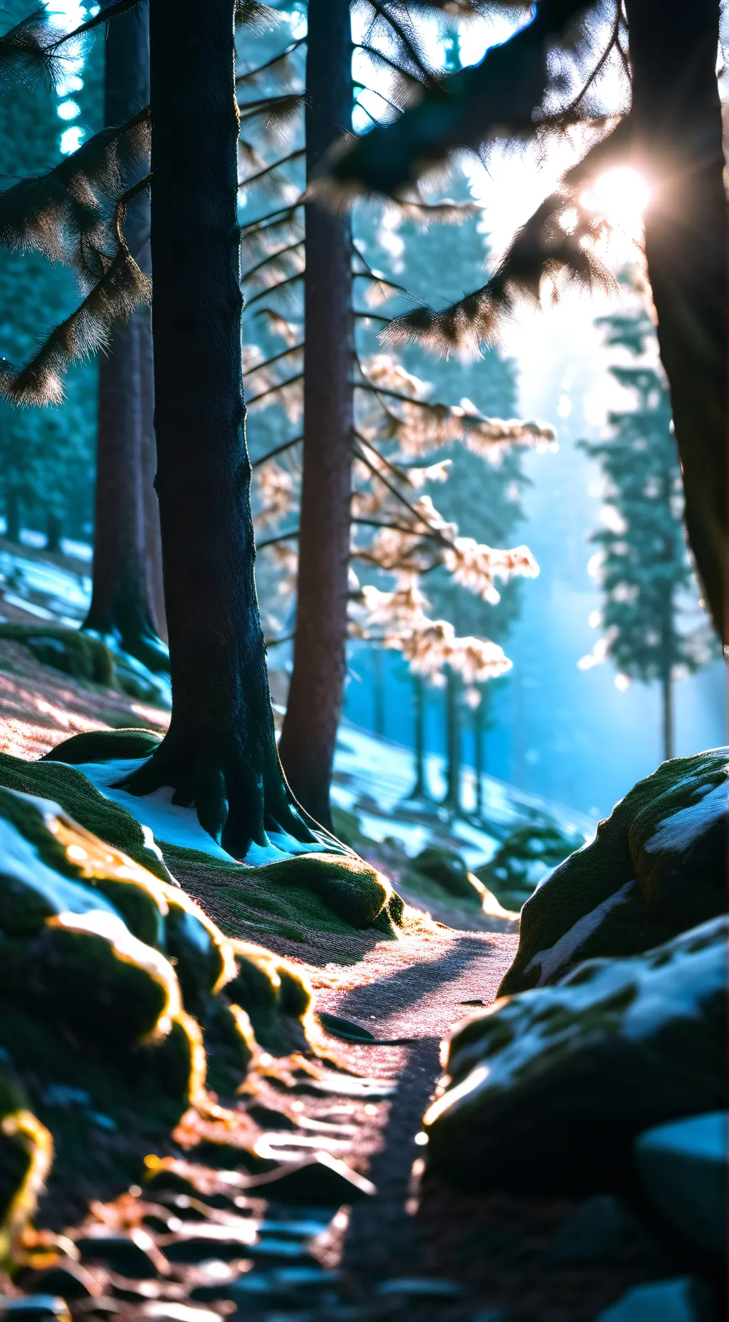 ai character: Mha Forest background