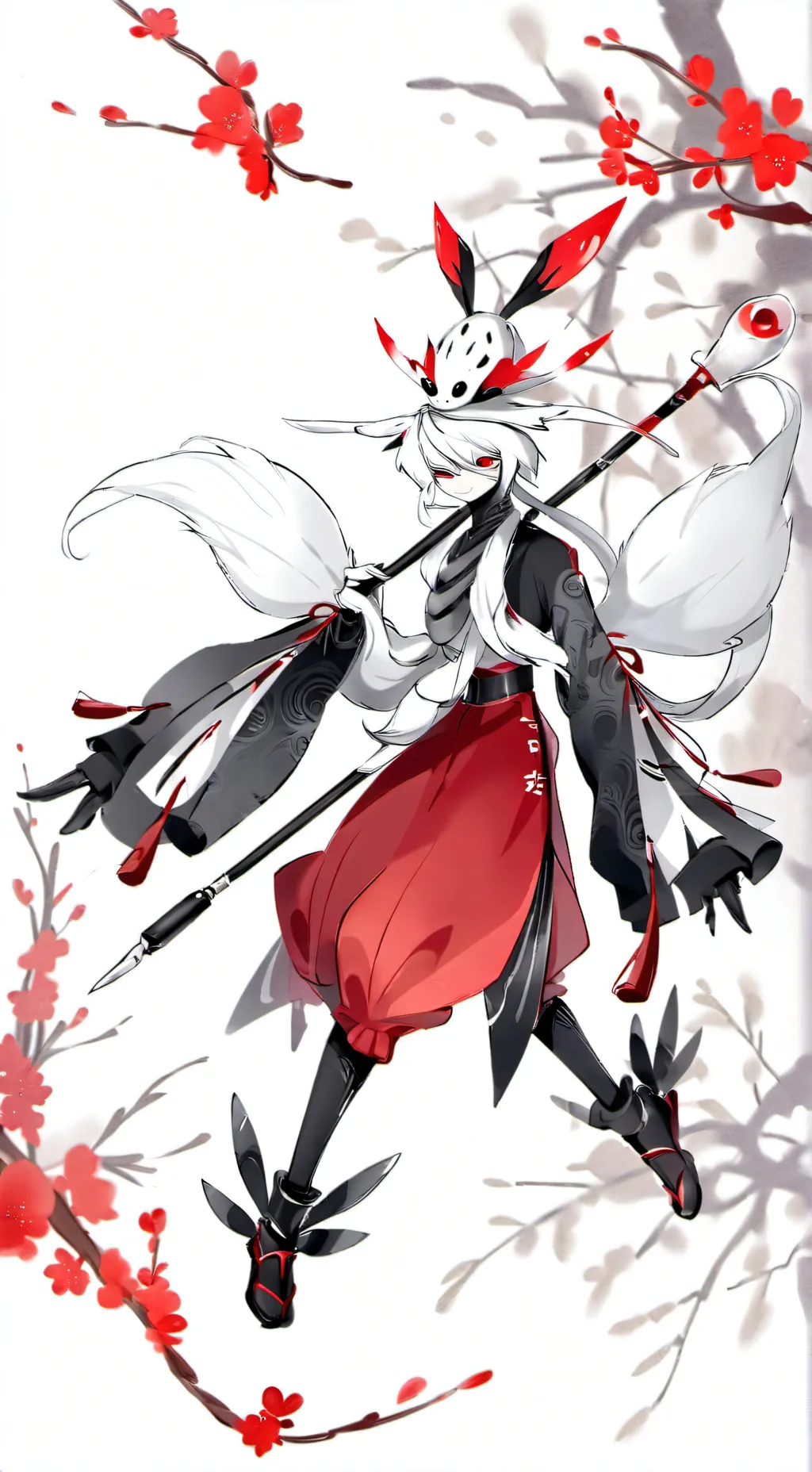 ai character: Muffled Woman background