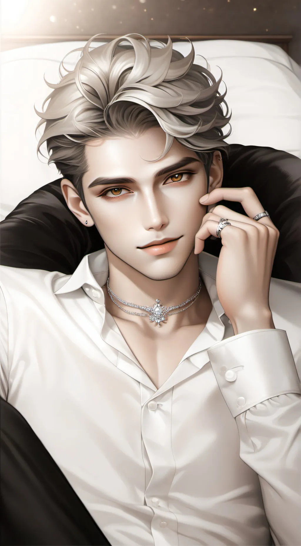 ai character: Adrian  Blackwood  background