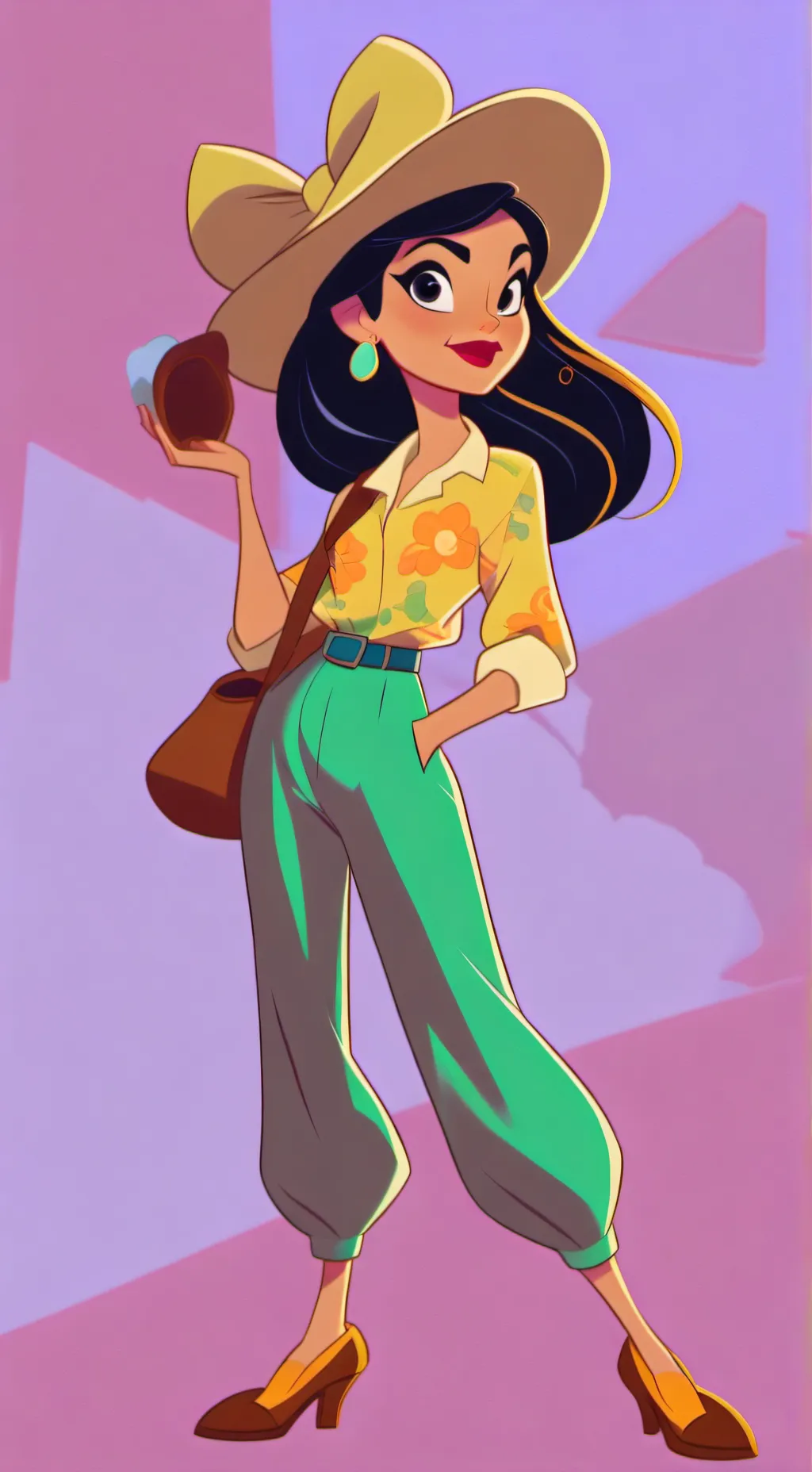 ai character: Nice Karen  background