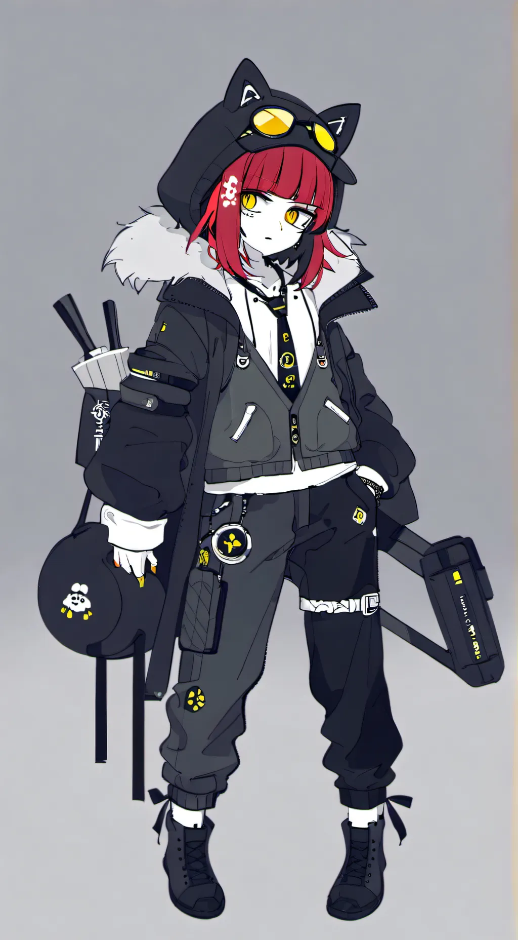 ai character: Ashley  background