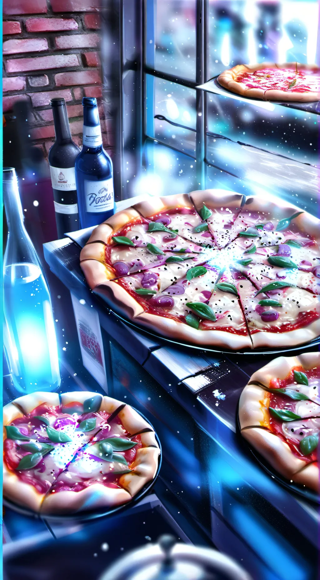 ai character: Mha fnaf background