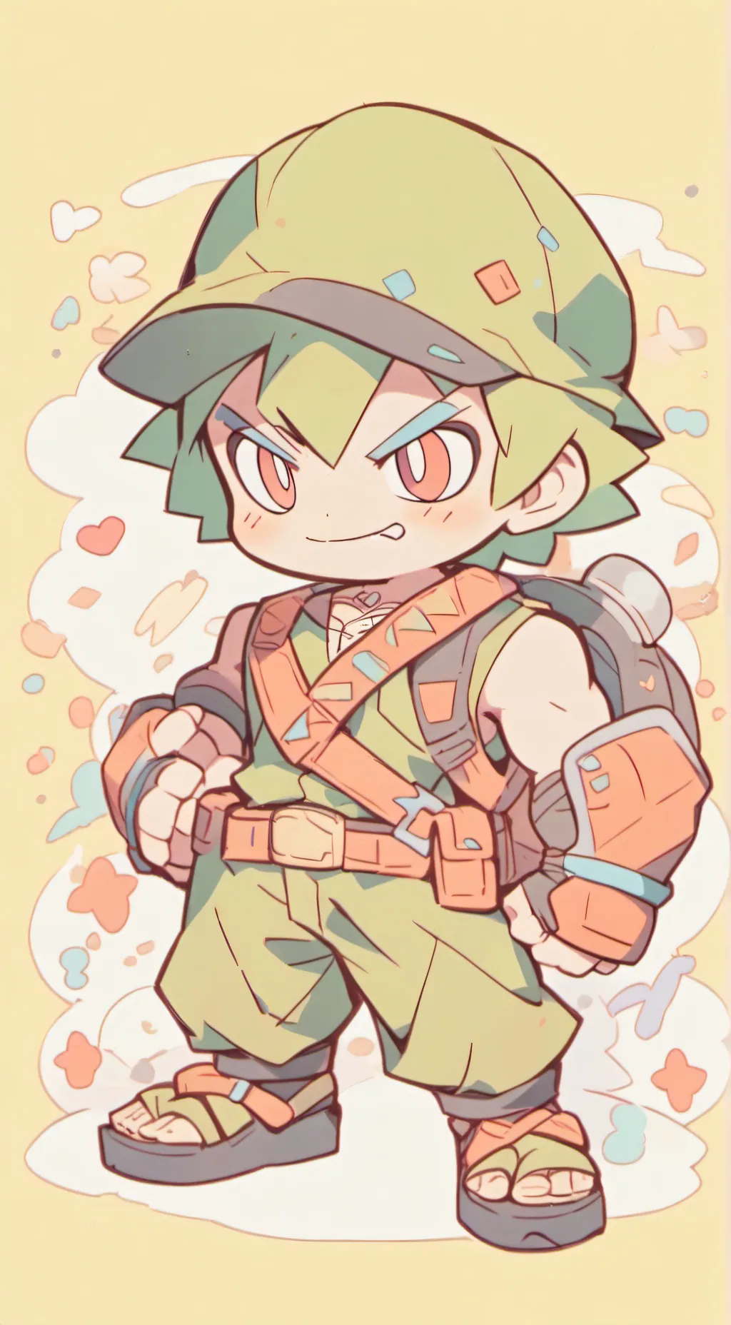 ai character: Donnie's shell  background