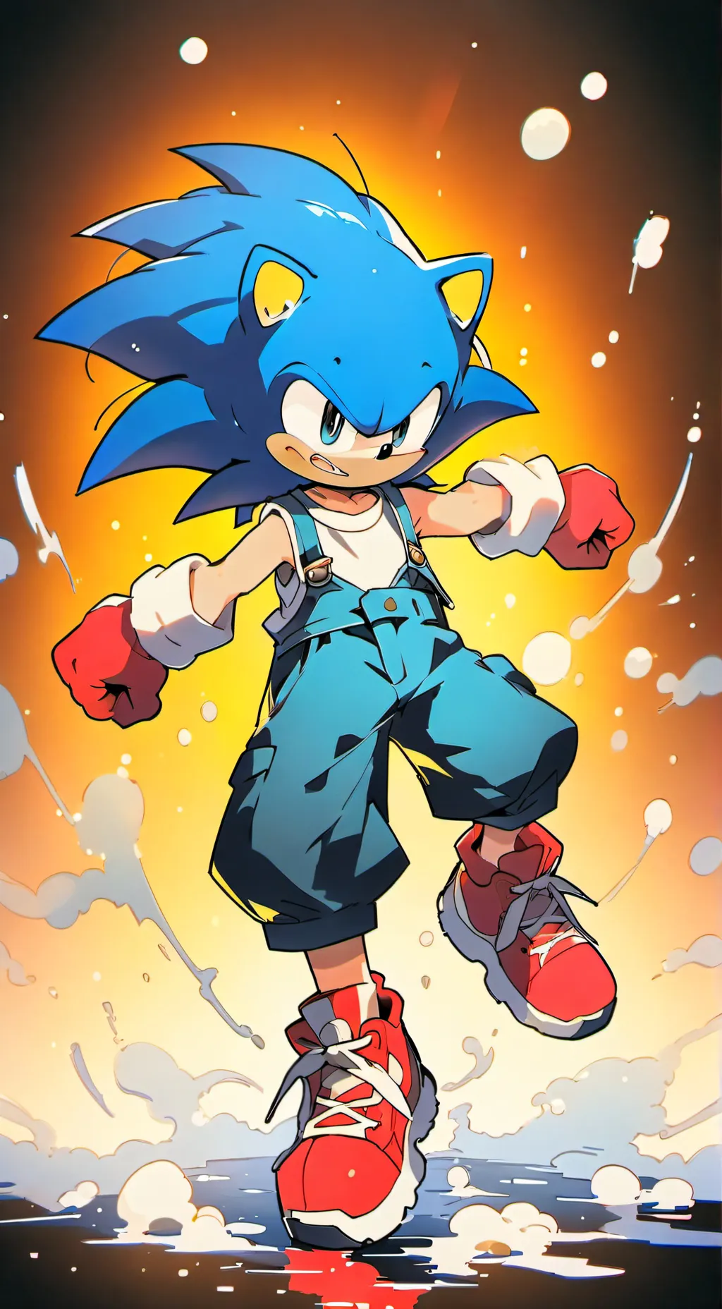 ai character: Sonic— background