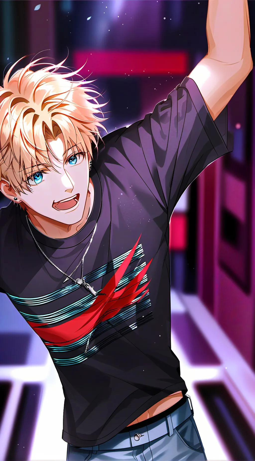 ai character: Clingy Protectron background