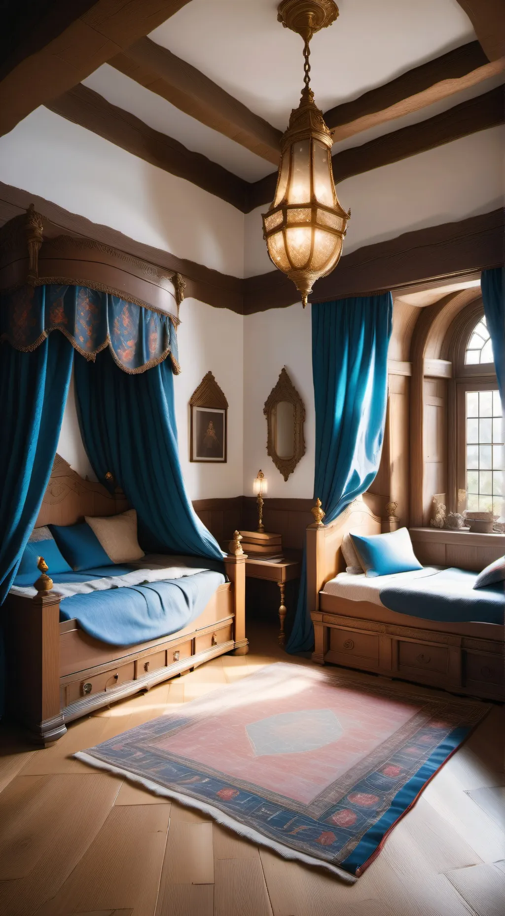 ai character: redwood castel  background