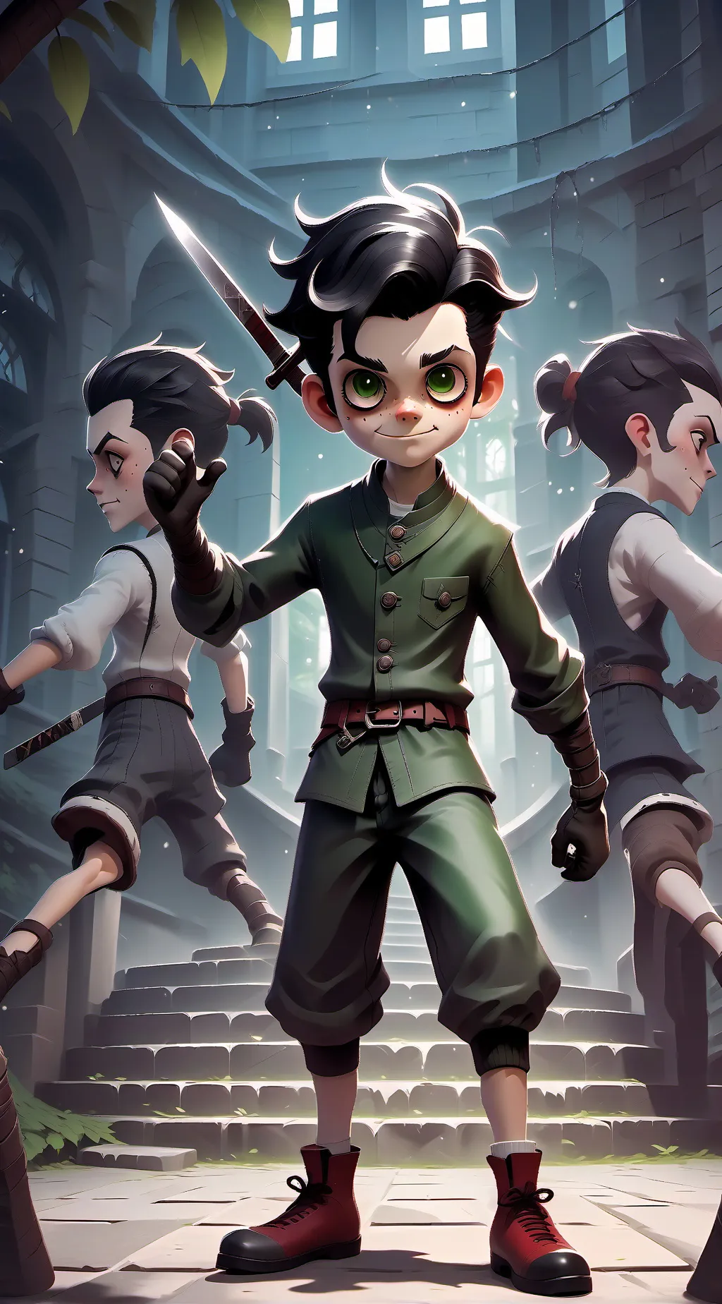 ai character: Roast battle background