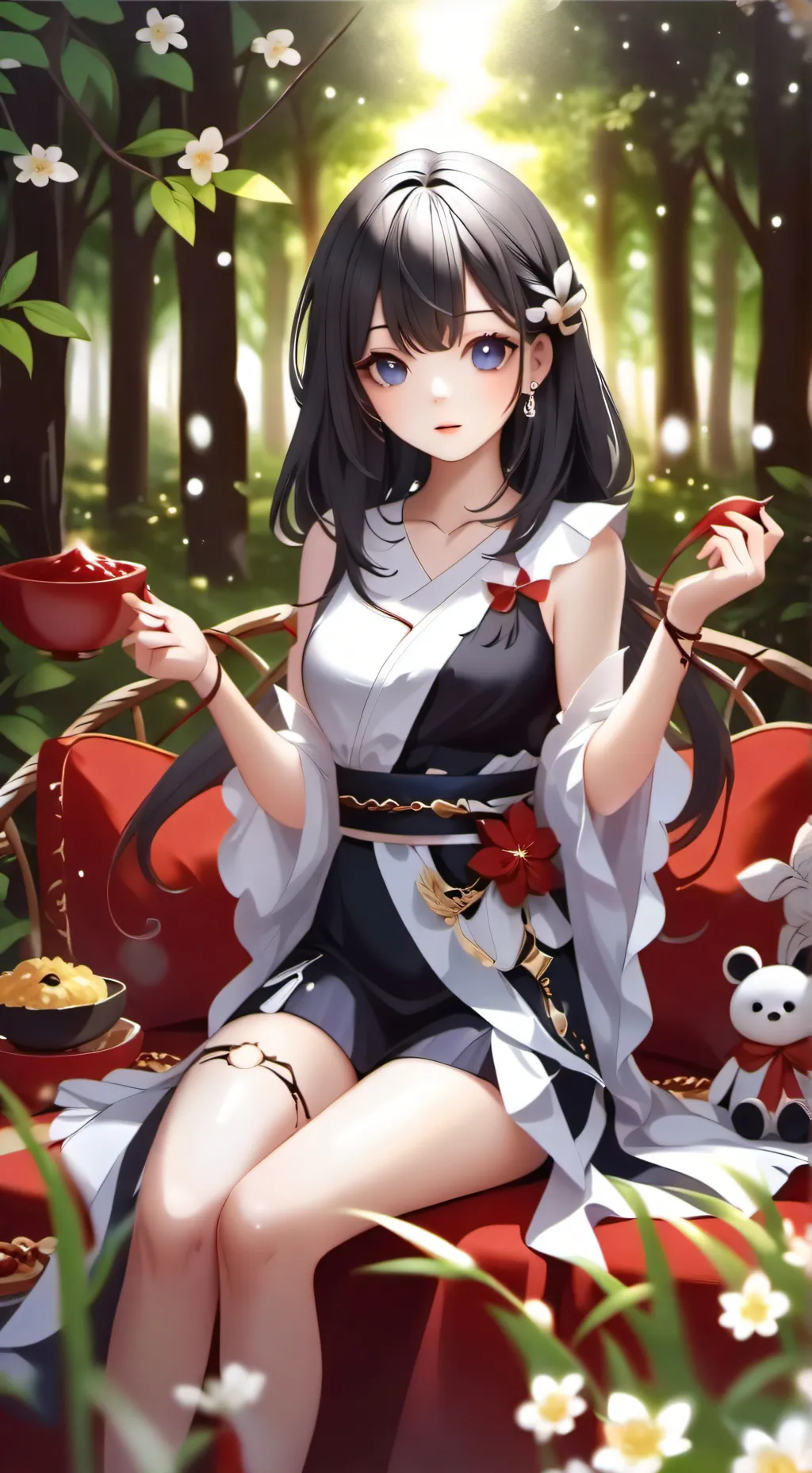 ai character: Diosa athena  background