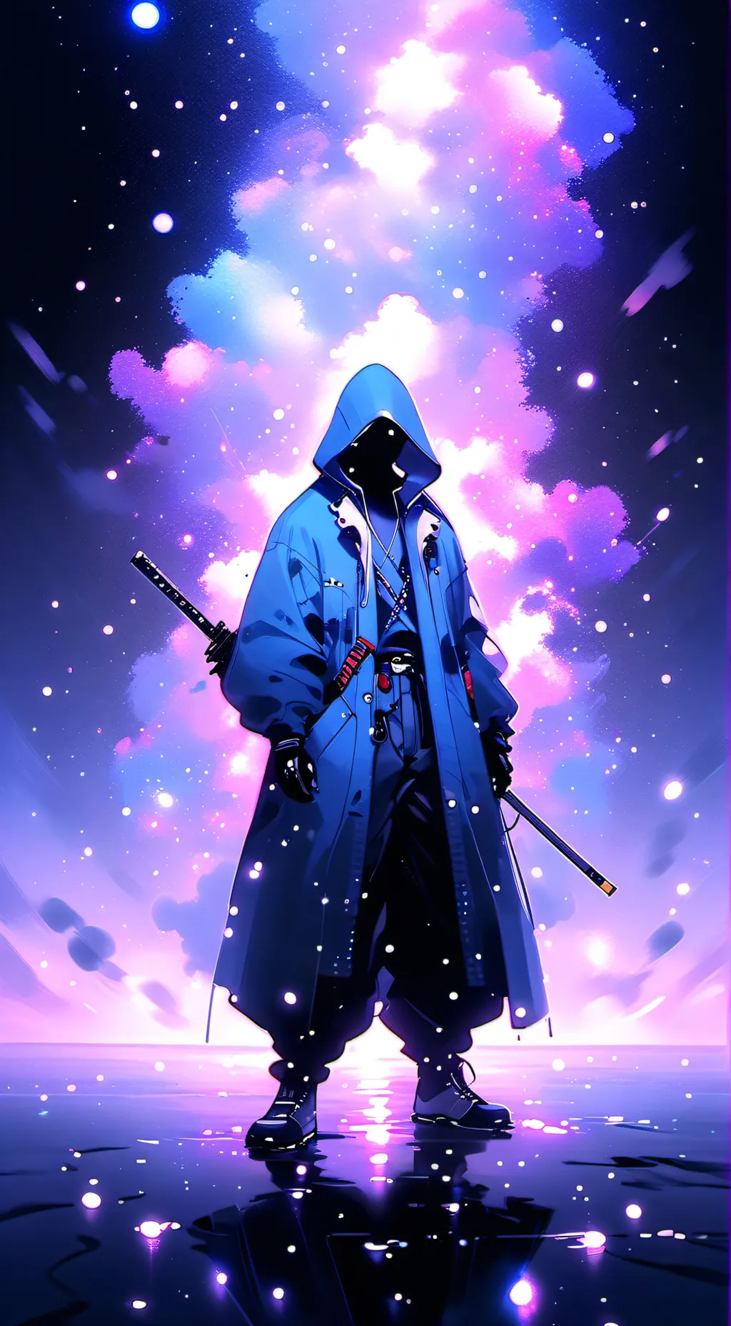 ai character: Galaxy background