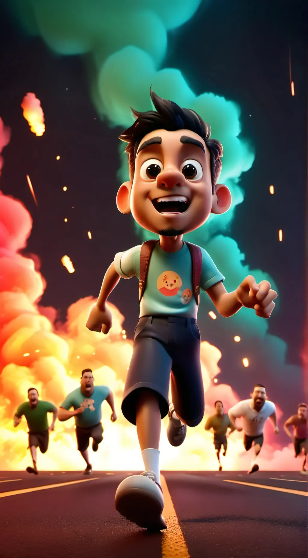 ai character: Sprunki Aftermatch background