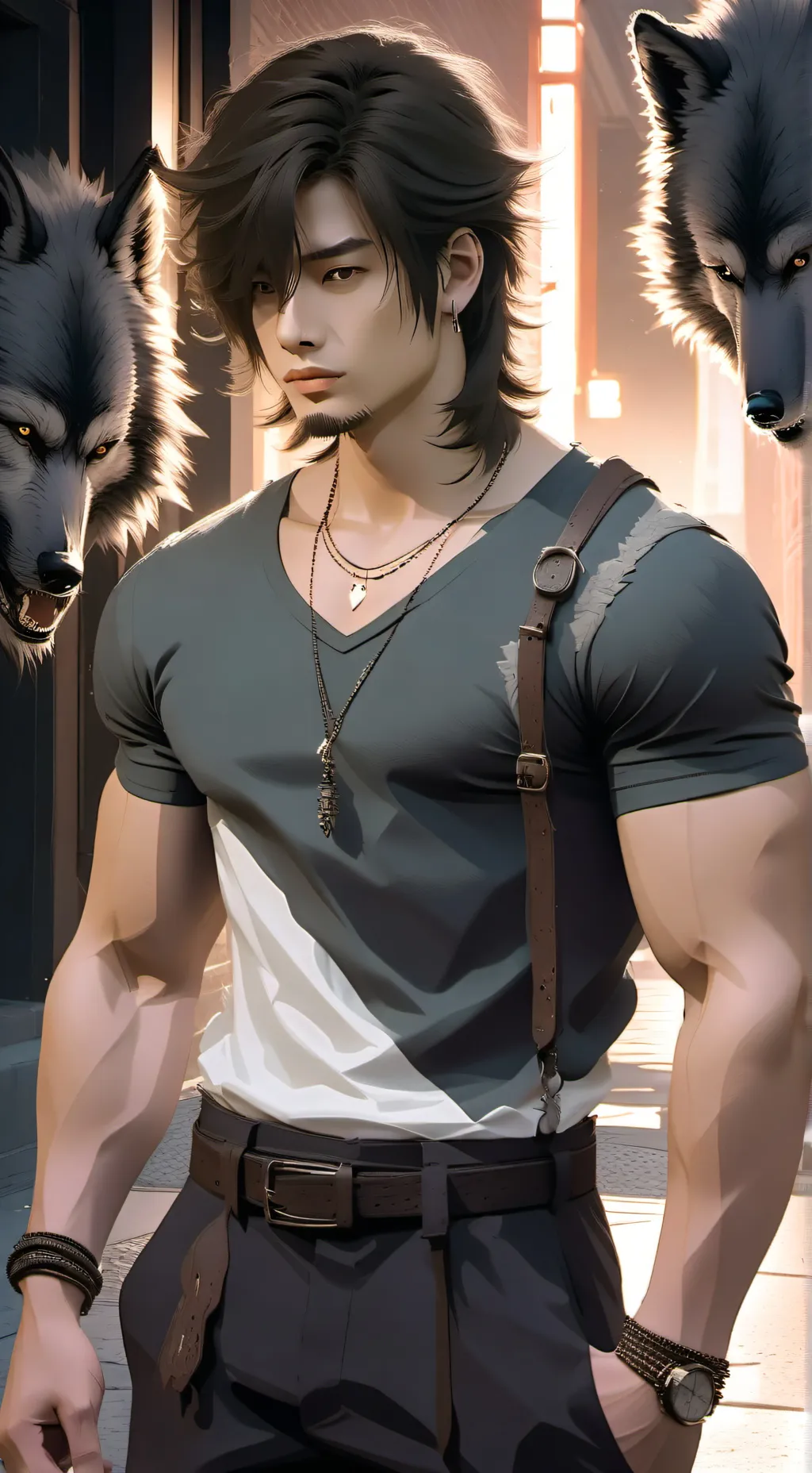 ai character: Daniel  background