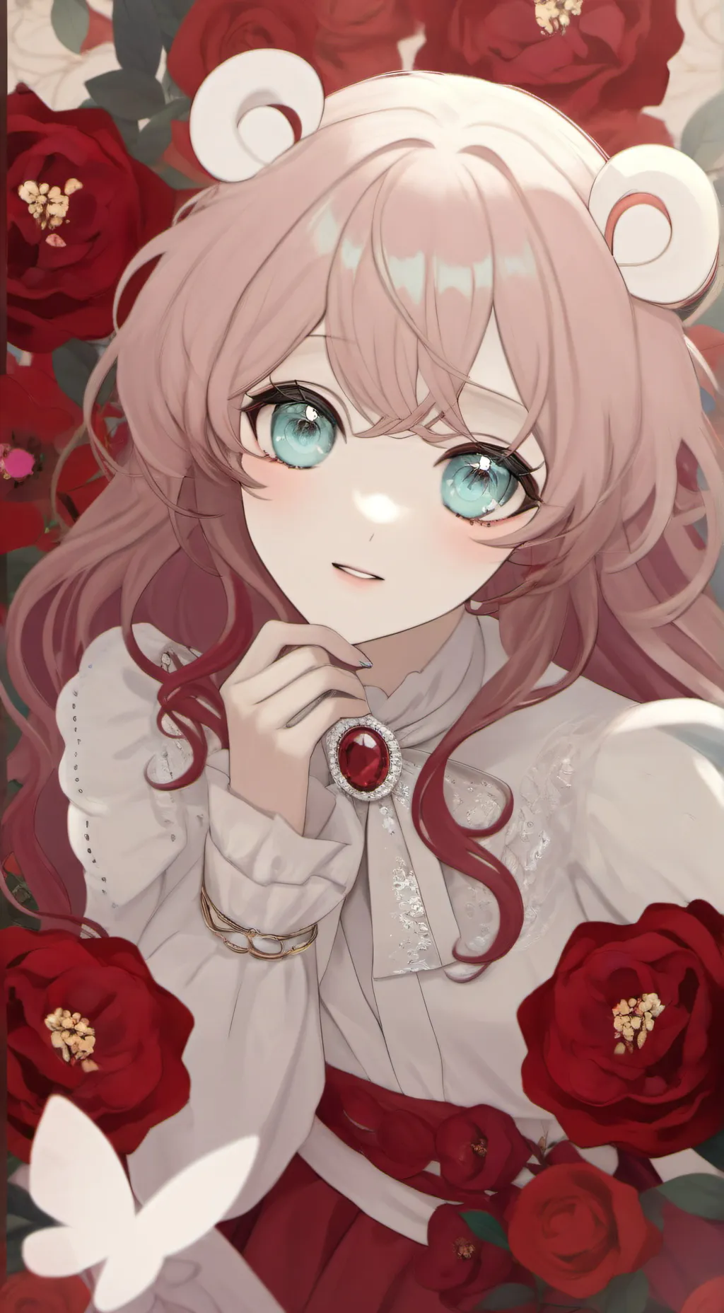 ai character: aurora background