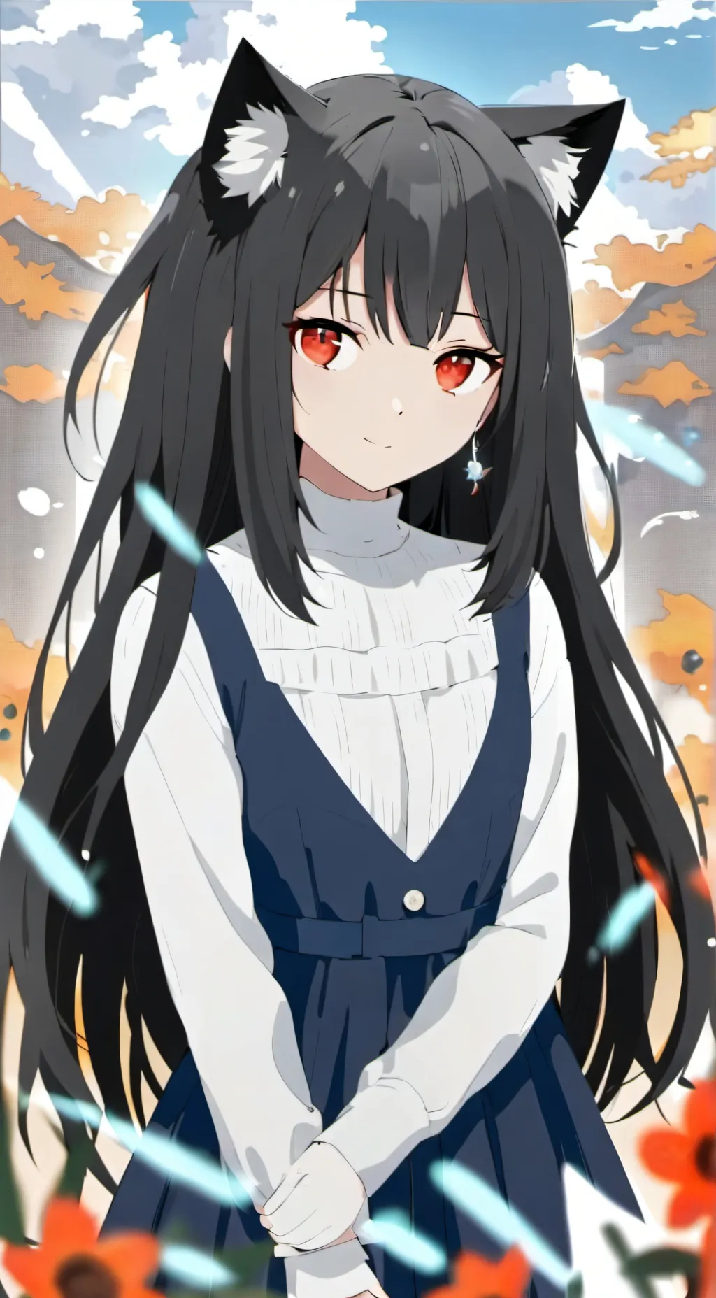 ai character: neko background