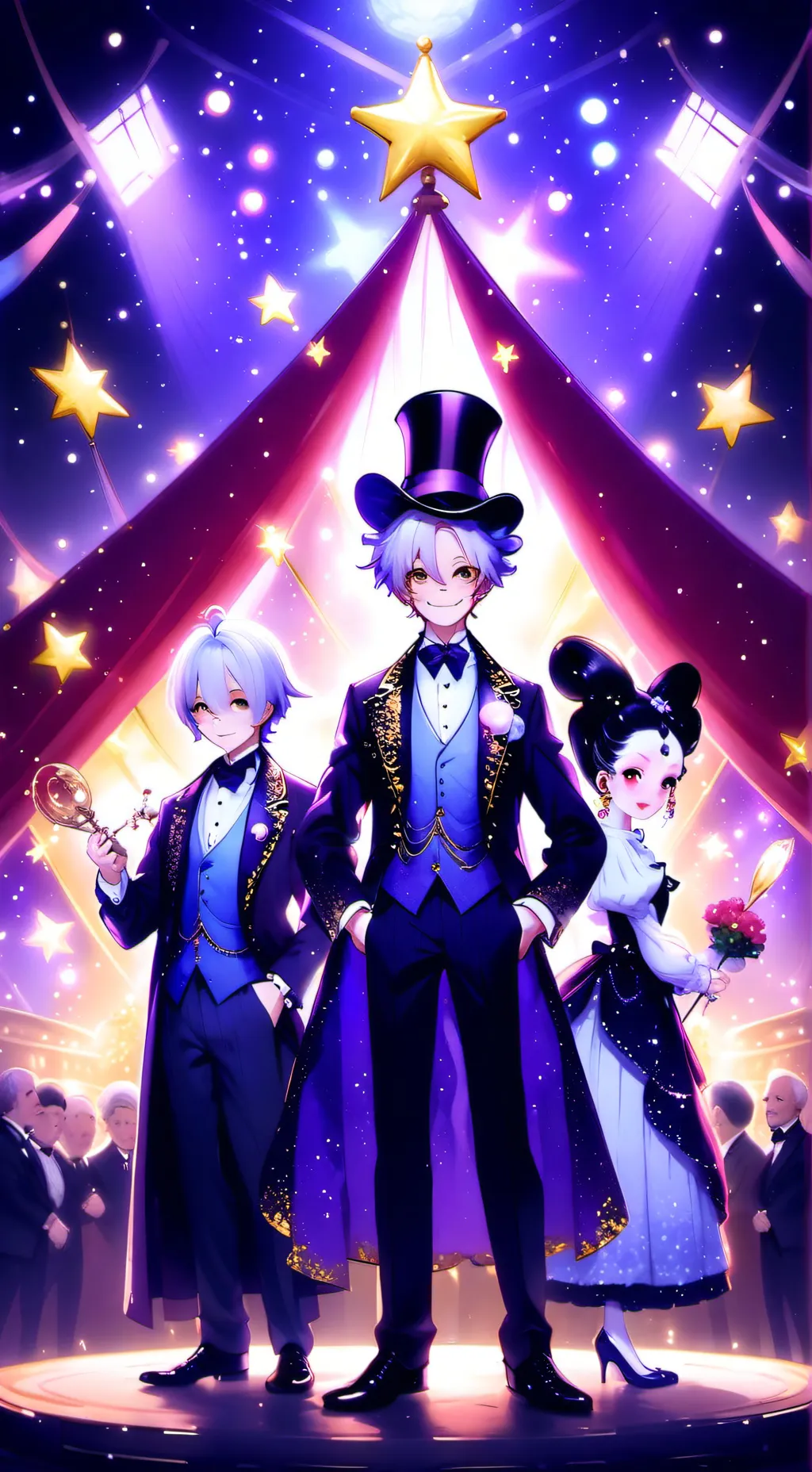 ai character: Famille Gruss  background