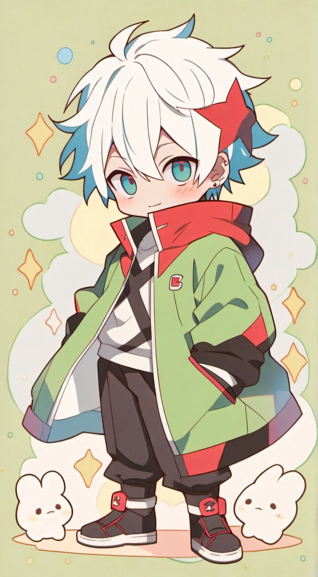 ai character: Amigo shoto background