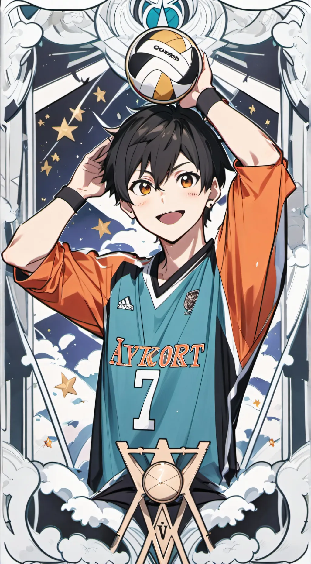ai character: Haikyuu The New Me background