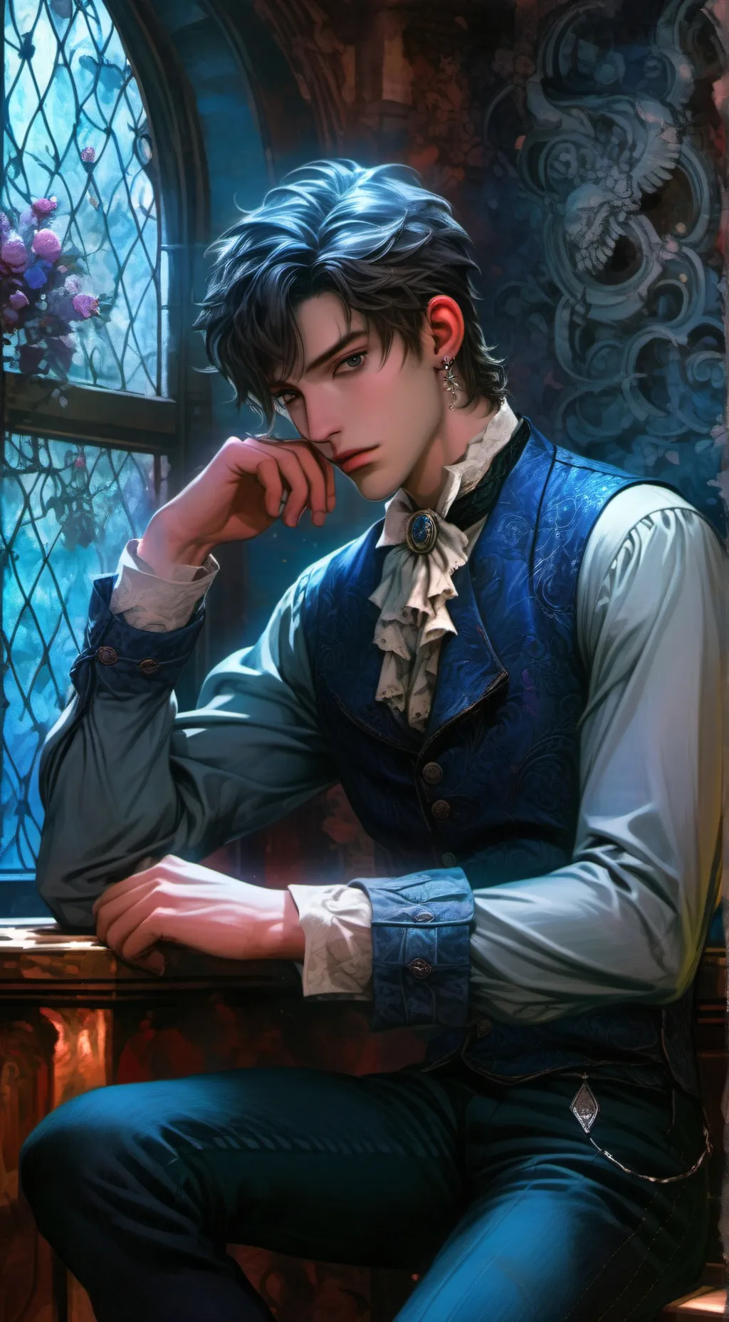 ai character: Zach background