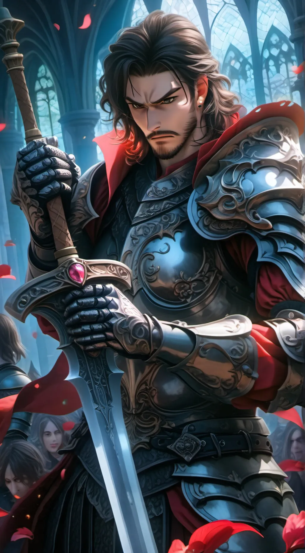 ai character: Герой background