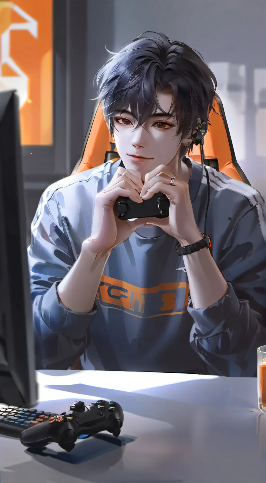 ai character: asher background