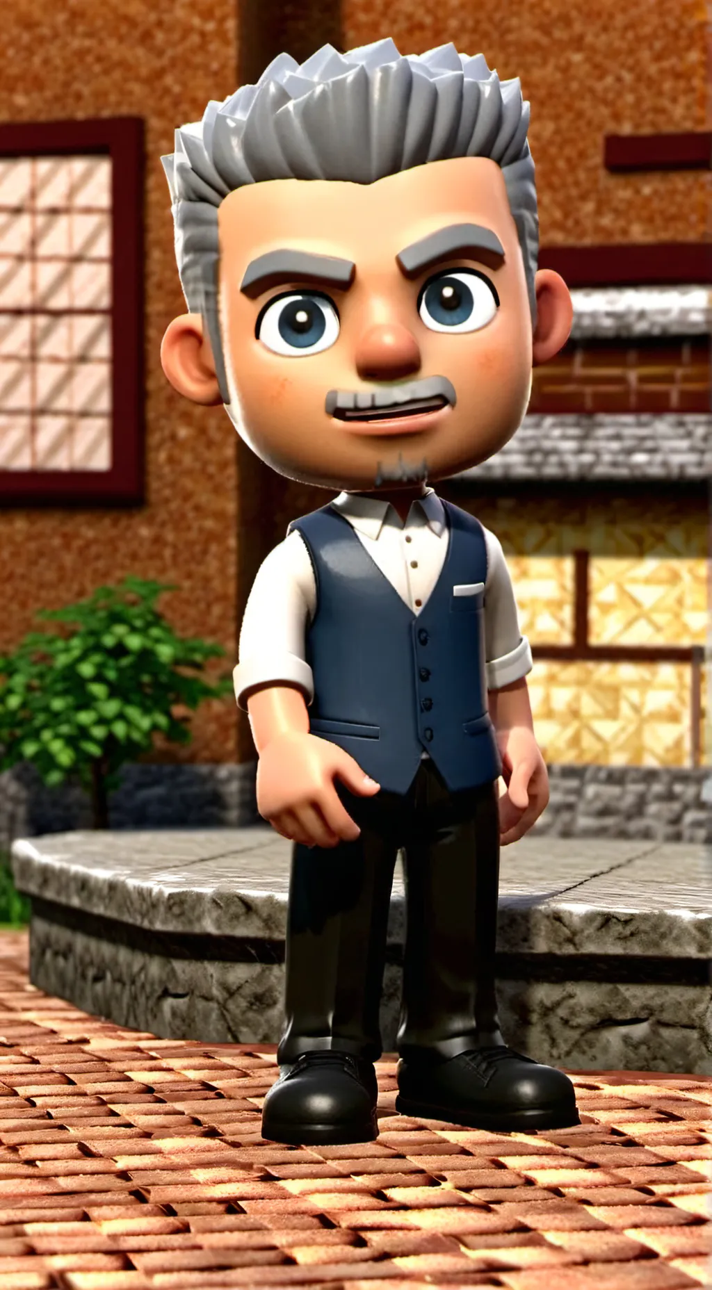 ai character: Gilbert background