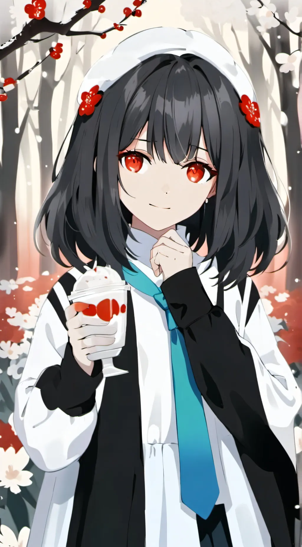 ai character:  Маня background