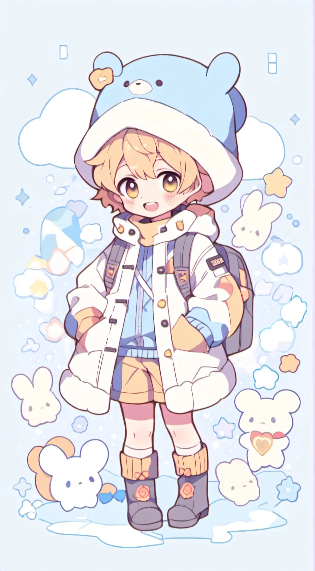 ai character: zenizu background