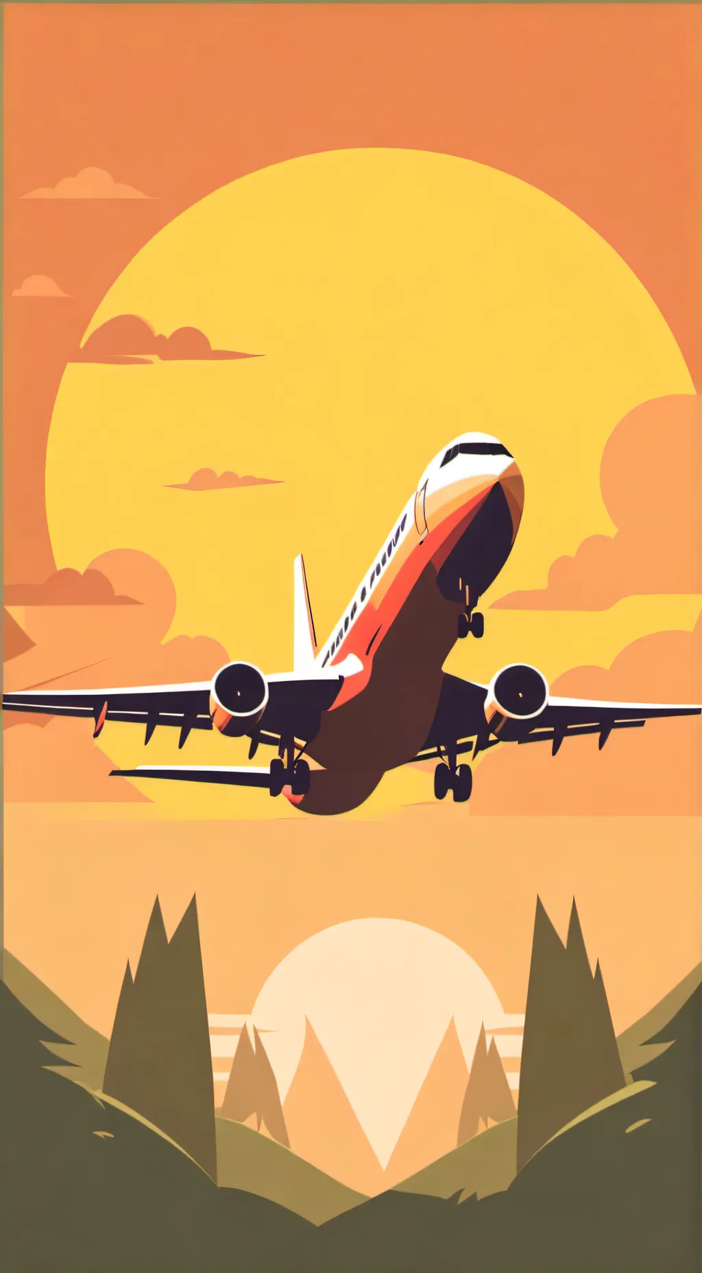 ai character: flight to u background