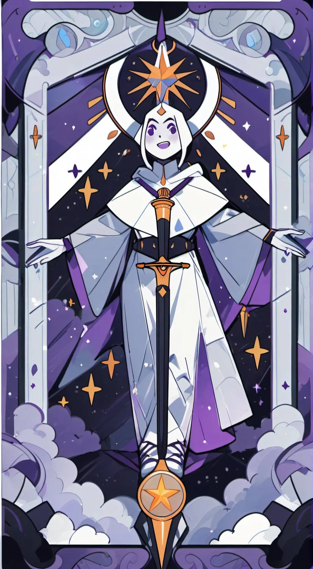 ai character: heaven spells background