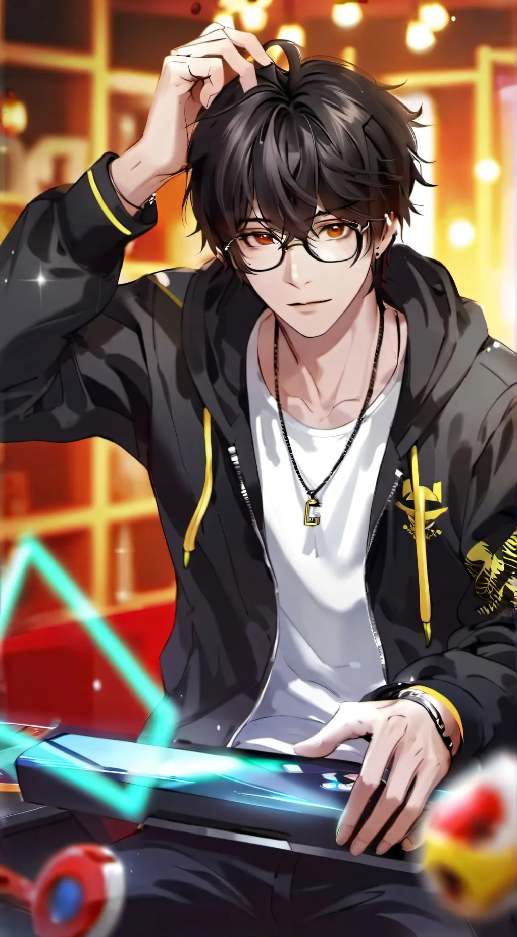 ai character: adam background