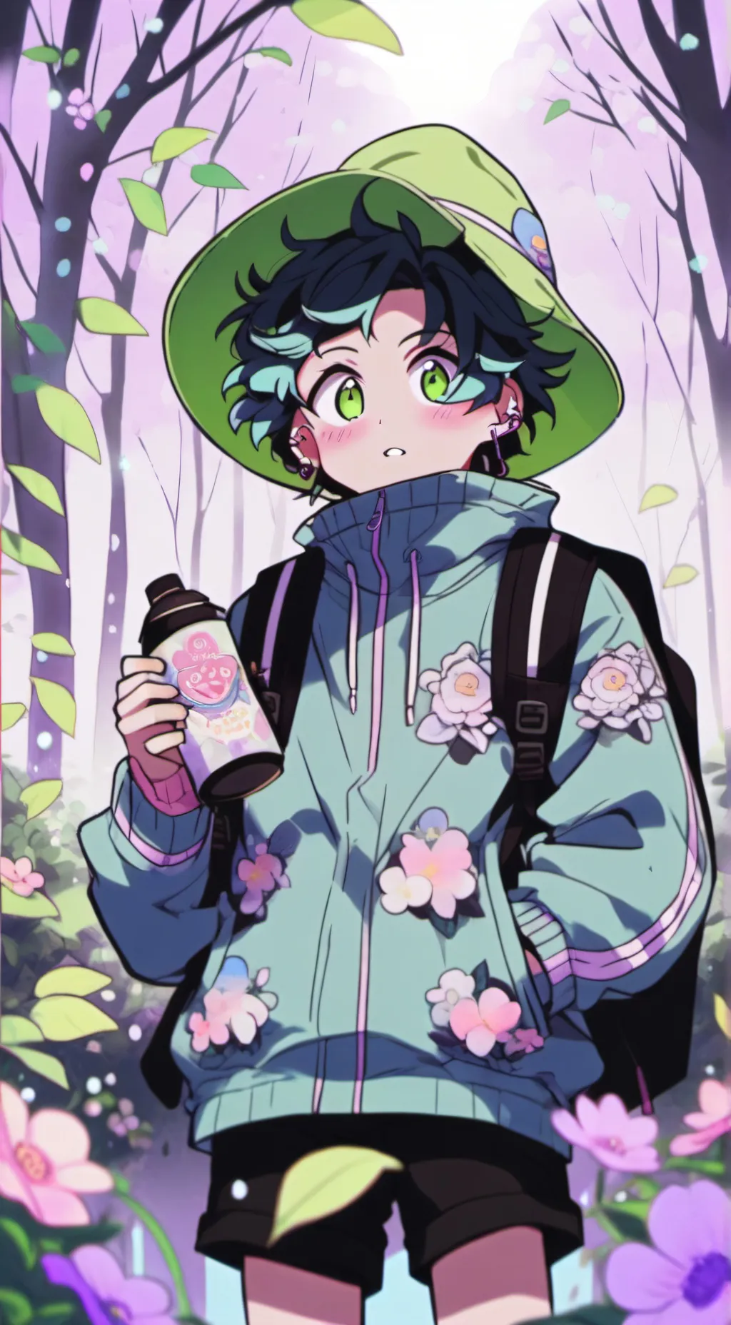 ai character: deku background